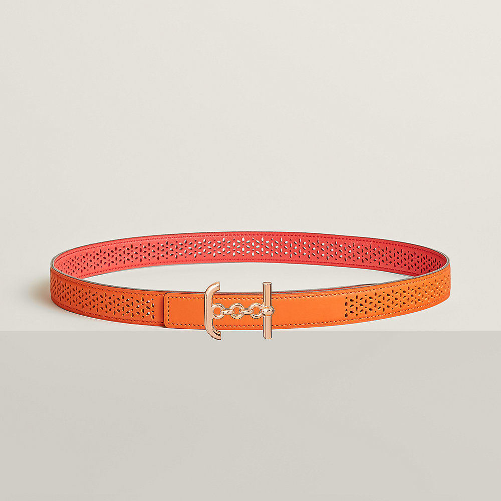【Noir & Orange × S金具】HERMES Ancre リバーシブルベルト 026-4-1.jpg