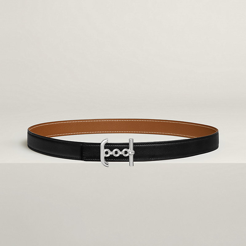 Ancre Marin belt buckle & Reversible leather strap 24 mm