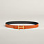 Ancre Marin belt buckle & Reversible leather strap 24 mm, view 2 of 3