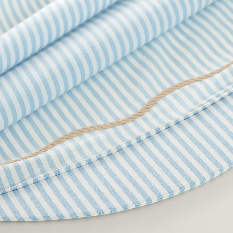 Ancre Marine triangle scarf - Blue | Hermès USA 