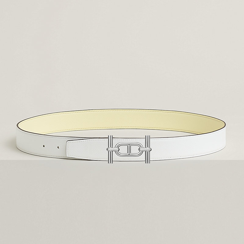 Ancre 벨트 버클 & 리버서블 가죽 스트랩 32mm