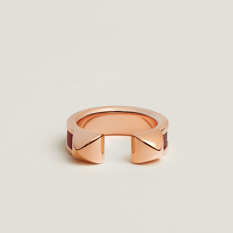 Anello borchia doppia Athéna