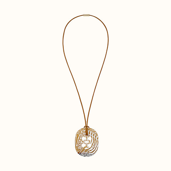 Animaux Camoufles zebra pendant, small model
