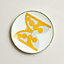 Animaux Nattes butterfly dessert plate, View: above, above, view 1 of 3