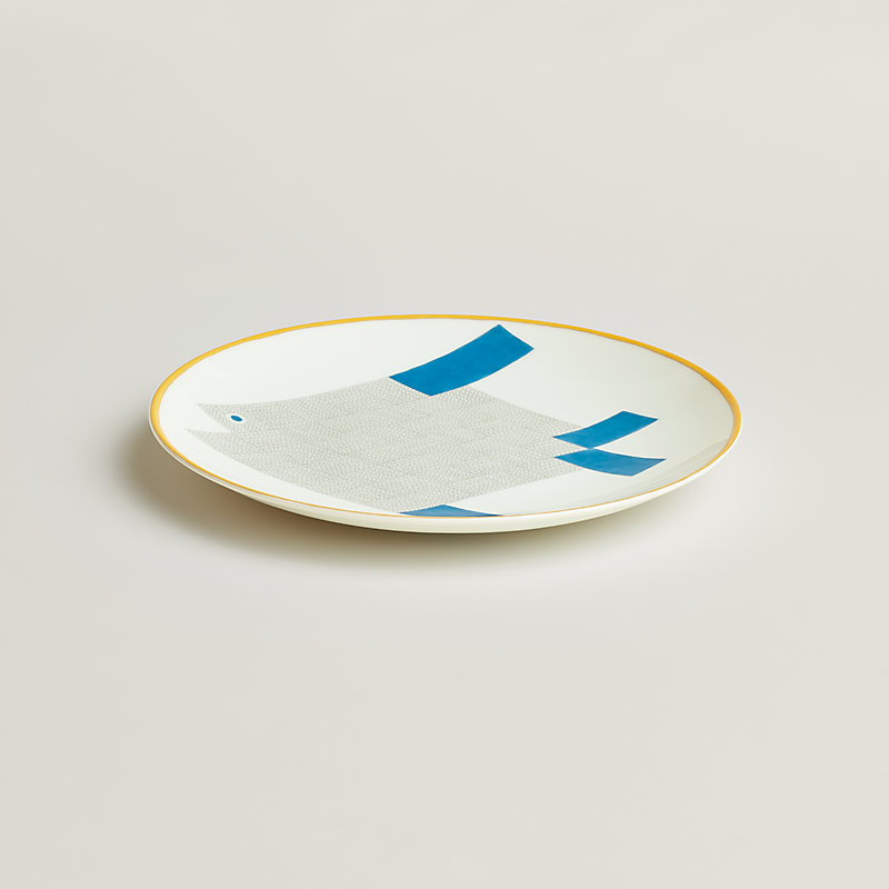 Animaux Nattes fish dessert plate