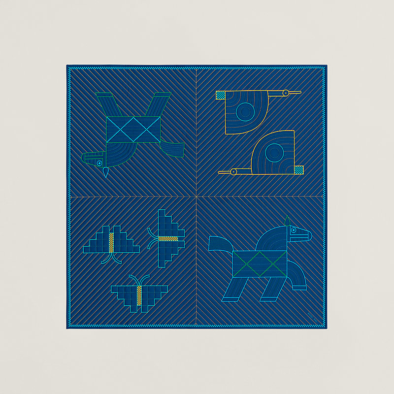 Animaux Nattes quilted blanket