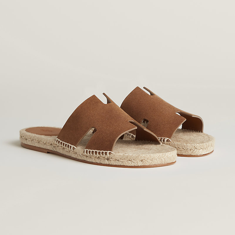 【カラー豊富】HERMES Espadrillas Antigua Brun Fume antigua-espadrille--211871ZHE5