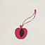 Apple and leaf charm, View: front, front, view 2 of 7