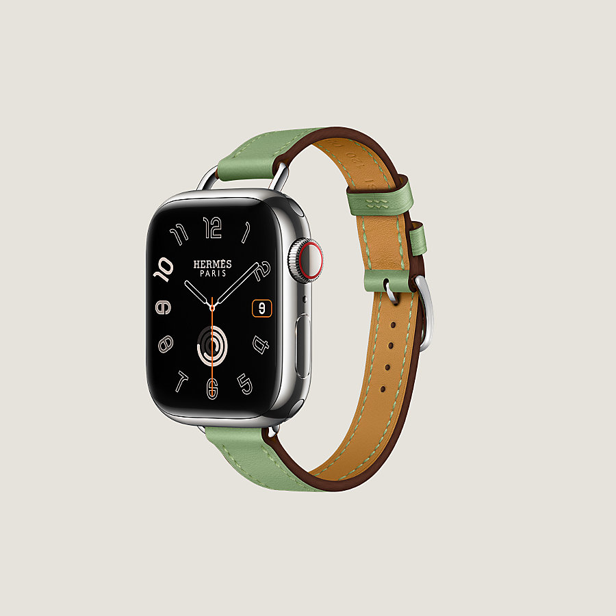 Apple Watch Hermès 愛らしい エルメストワルH(ゴールド/エクリュ)
