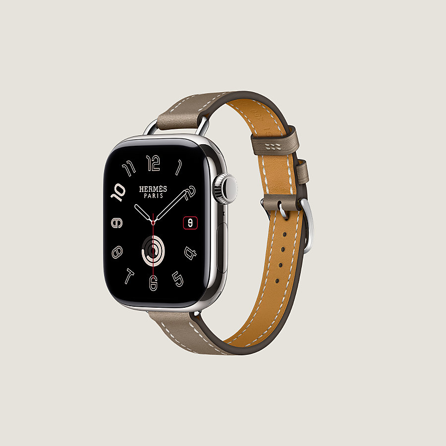 美品！HERMES 読み Apple Watchバンド 38mm グレージュ