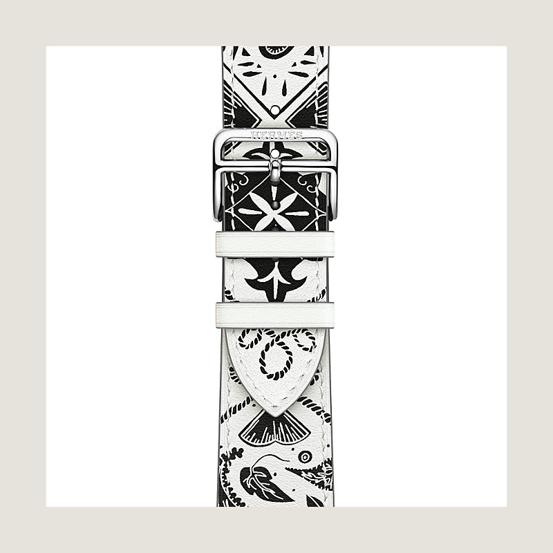 Apple Watch Hermès シンプルトゥール 《アニモー・バンダナ》 42 mm 