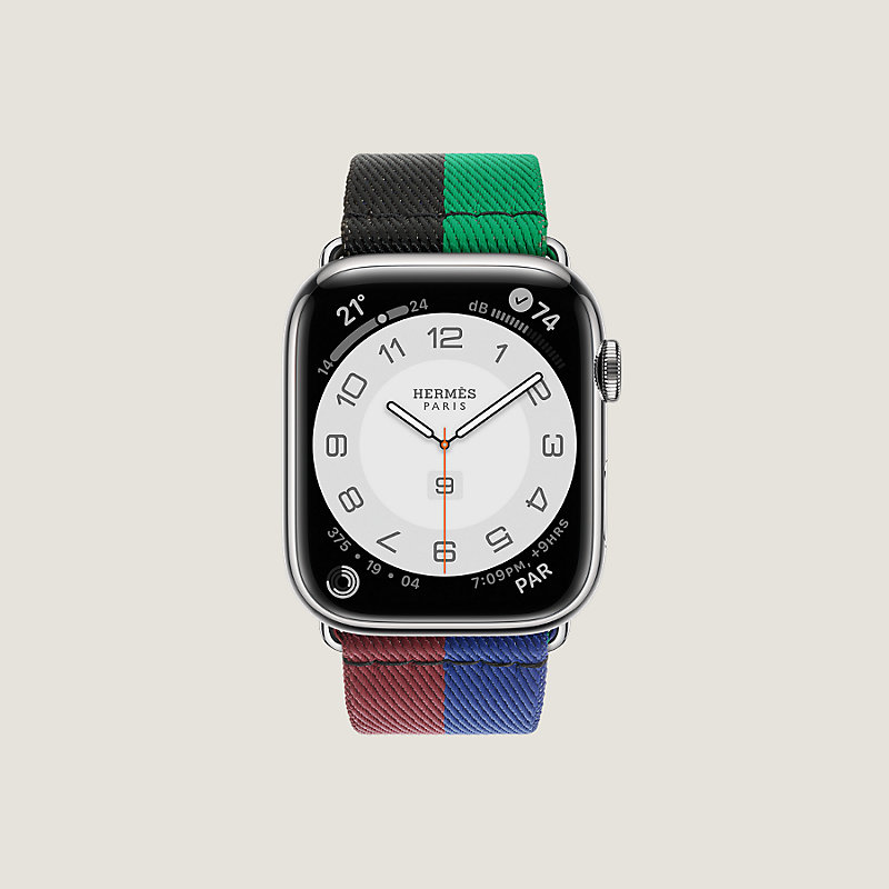 Apple Watch Hermès シンプルトゥール 《カザック》 45 mm | Hermès 