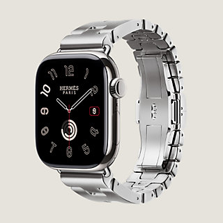 Apple Watch Hermès シンプルトゥール 《グランH》 42 mm - グレー 