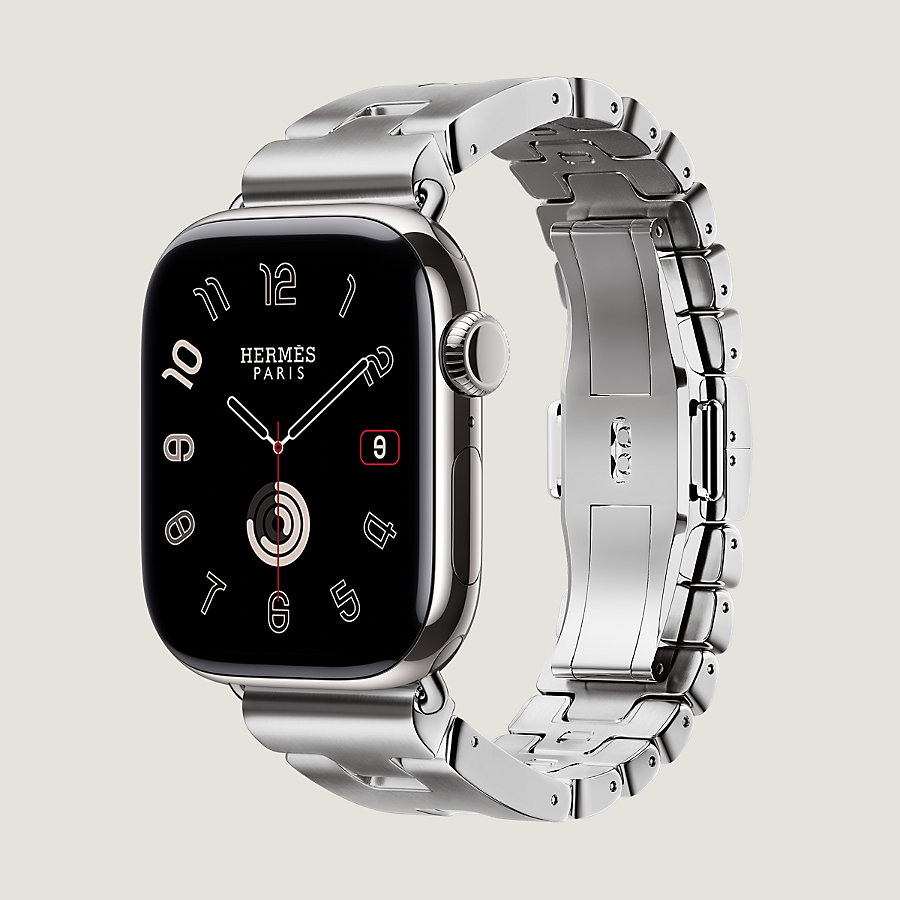 Apple Watch Hermès シンプルトゥール 《グランH》 42 mm | Hermès  