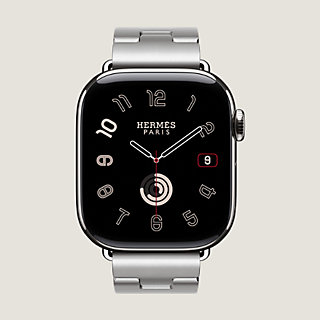 2420 Apple Watch エルメスseries9 ブラックステンレス 