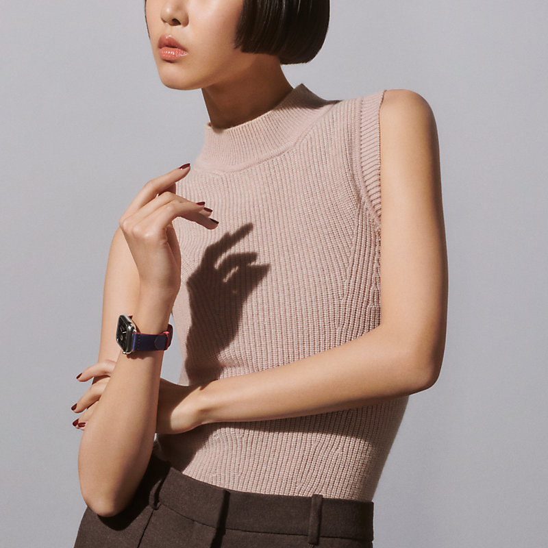 Apple Watch Hermès シンプルトゥール 《ツイル・ジャンプ》 41 mm 