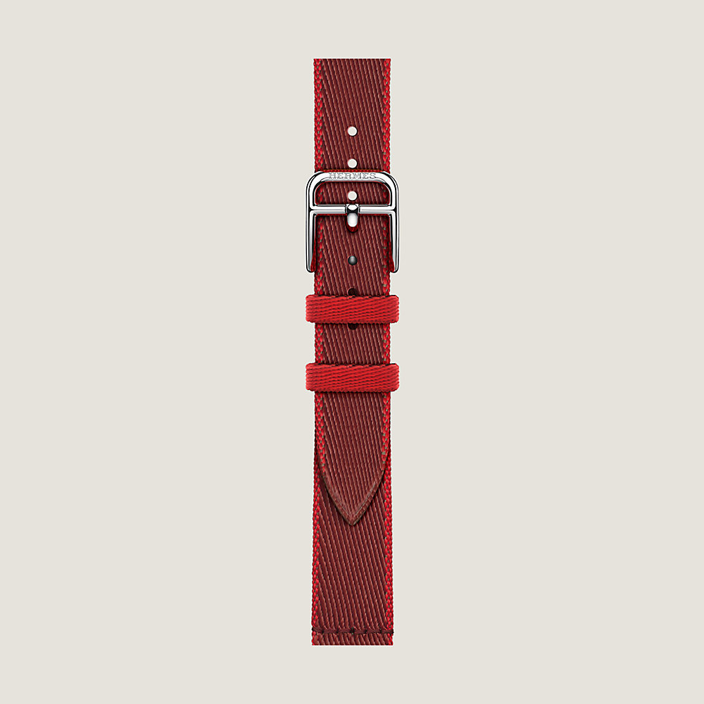 エルメス ルージュ アップルウォッチバンド 44mm （エルメス限定 