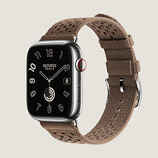 Apple Watch Hermès シンプルトゥール 《トリコ》 45 mm | Hermès 