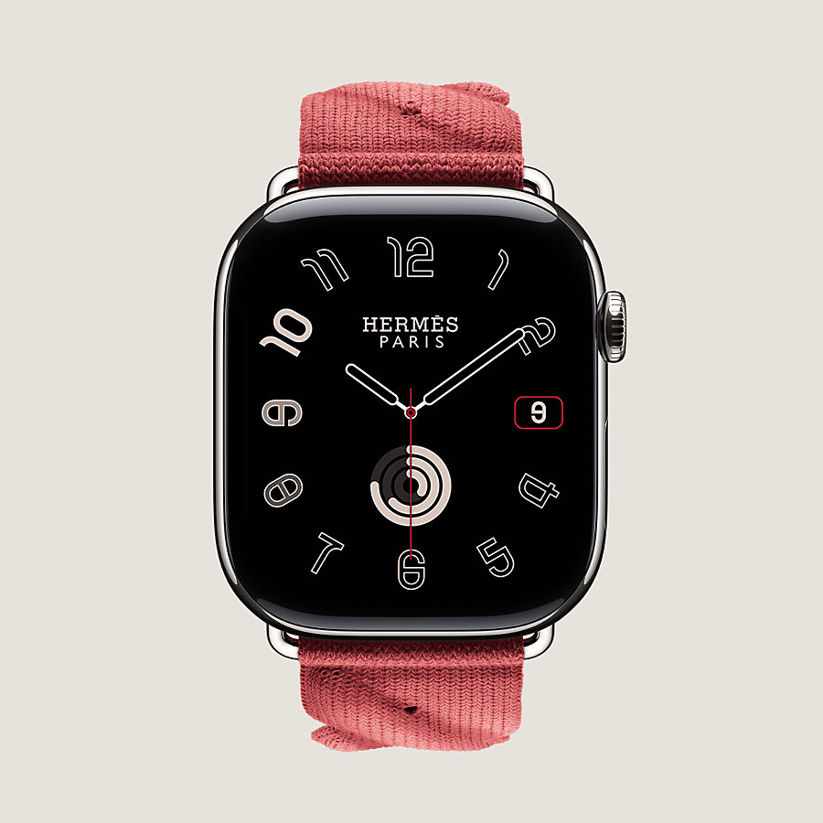 Apple Watch Hermès シンプルトゥール 《トルサード》 46 mm | Hermès 