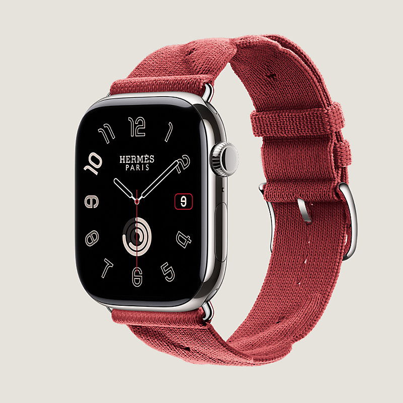 Apple Watch Hermès シンプルトゥール 《トルサード》 46 mm | Hermès 