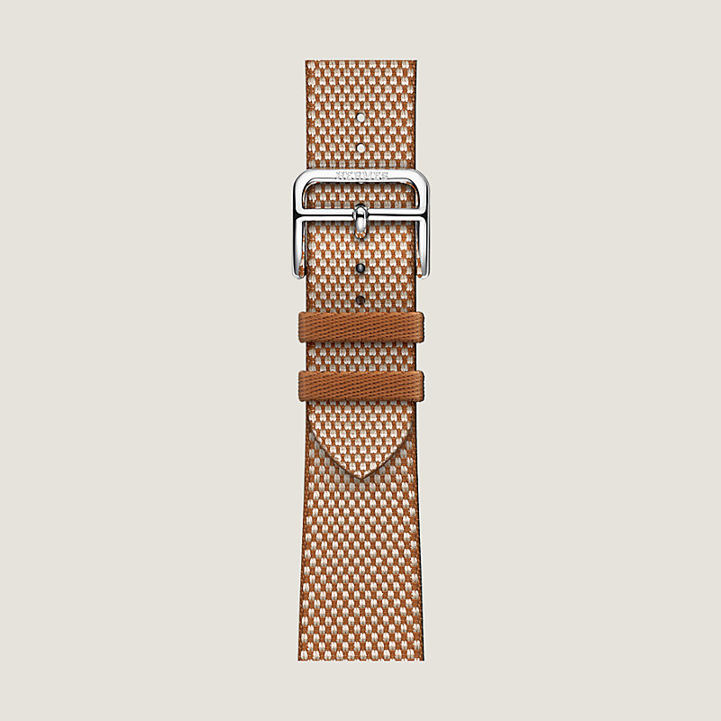 Apple Watch Hermès シンプルトゥール 《トワルH》 42 mm | Hermès 