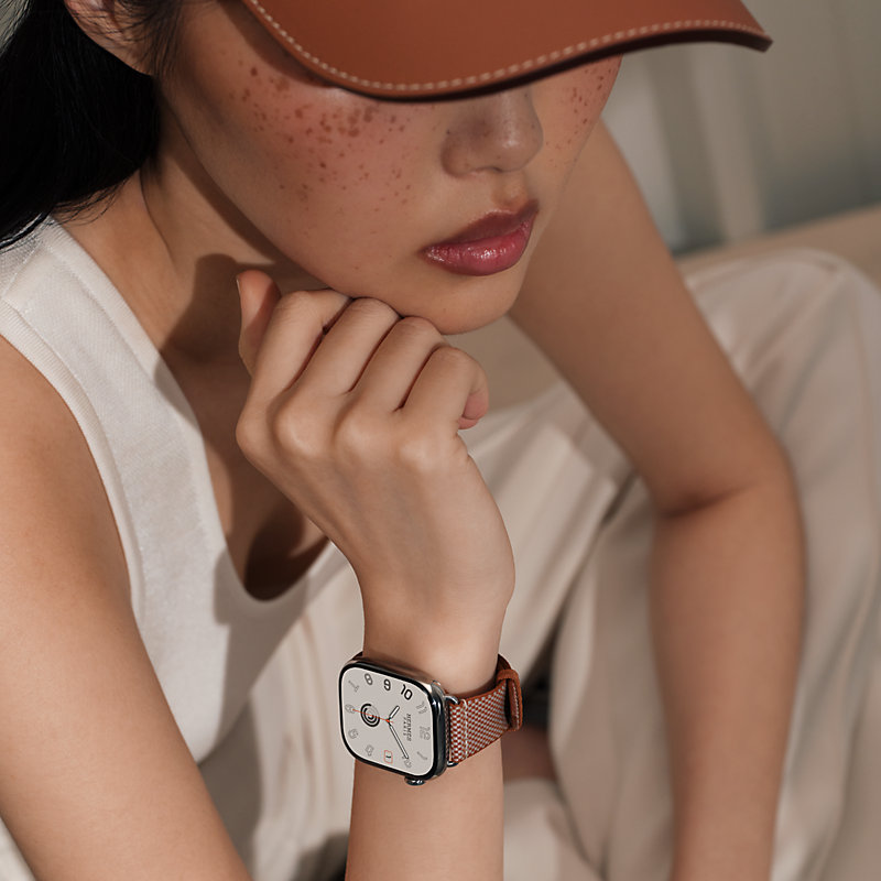 【希少】Apple watch HERMES シンプルトゥール ボルドー ローズ レザーストラップ 40mm 38mm Apple watch エルメス アップルウォッチ HERMS Apple Watch Hermès シンプルトゥール