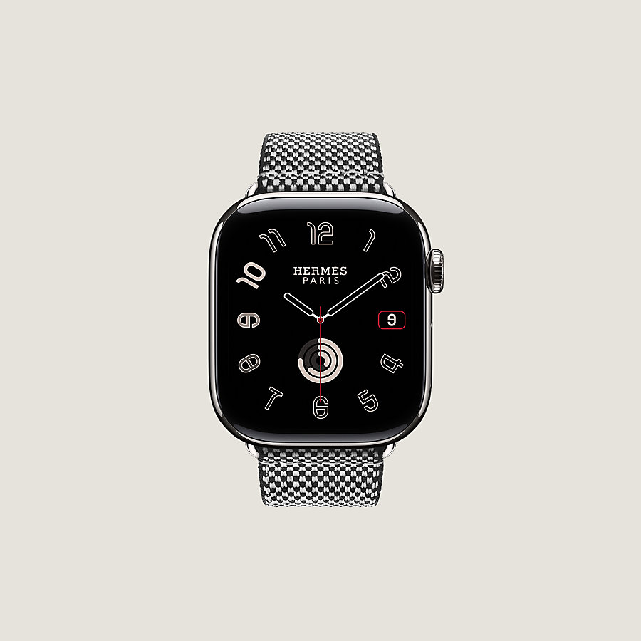 Apple Watch Hermès シンプルトゥール 《トワルH》 42 mm | Hermès 