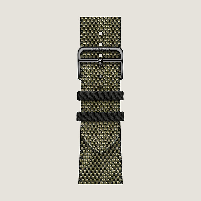 Apple Watch Hermès シンプルトゥール 《トワルH》 45 mm | Hermès 