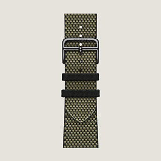 Apple Watch Hermès シンプルトゥール 《トワルH》 45 mm | Hermès 