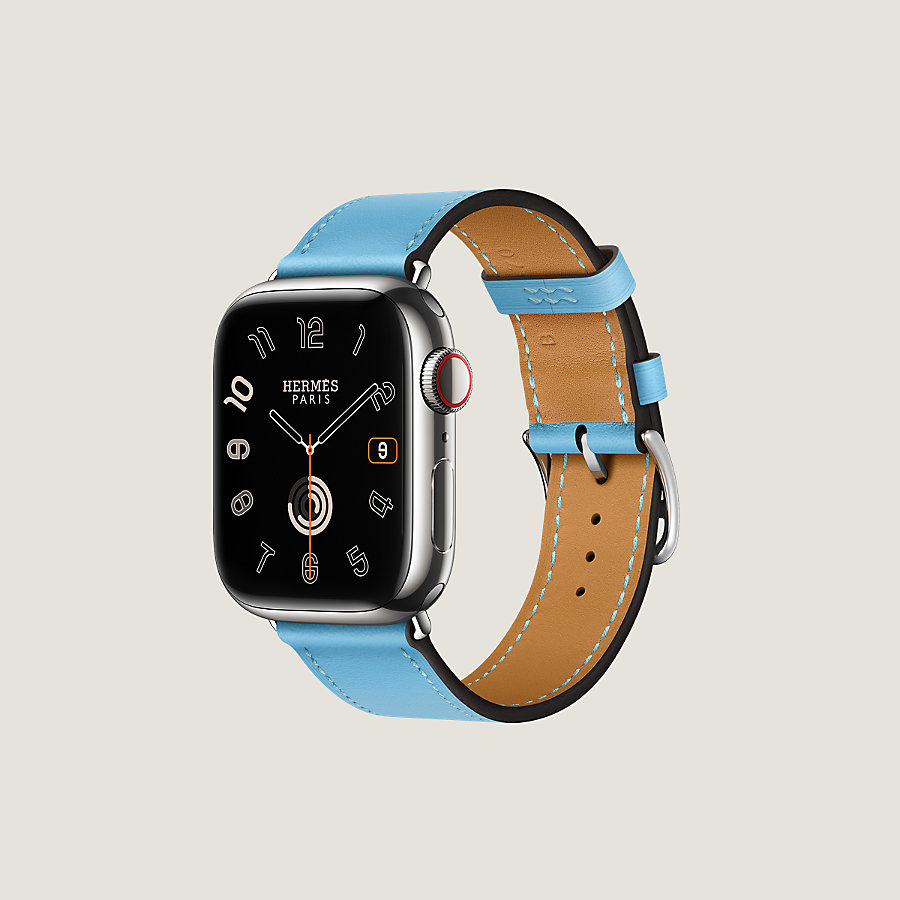 エルメス Apple Watch つくり出す バンド シンプルトゥール 黒 40 41mm