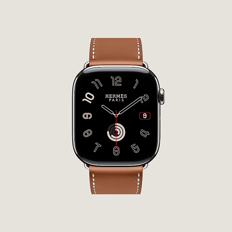 2067 Apple Watch エルメス ブラウン HERMES きよ レザー
