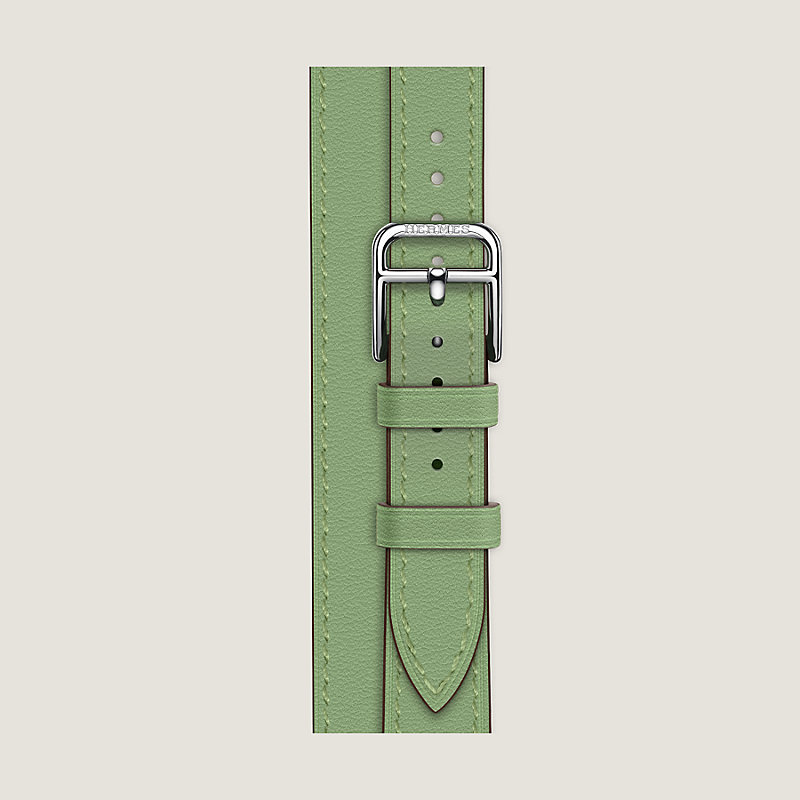 1719 Apple Watch エルメス ジャンピング ルージュ ナイロン - 時計