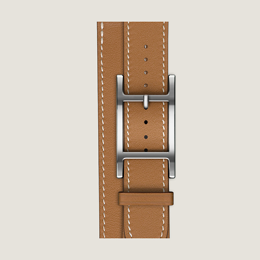 Apple Watch Hermès ドゥブルトゥール 《アピ》 42 mm | Hermès 