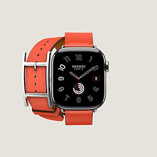 Apple Watch Hermès ドゥブルトゥール 《アピ》 42 mm | Hermès  