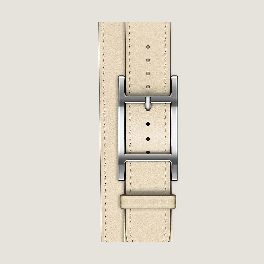 Apple Watch Hermès ドゥブルトゥール 《アピ》 42 mm | Hermès 