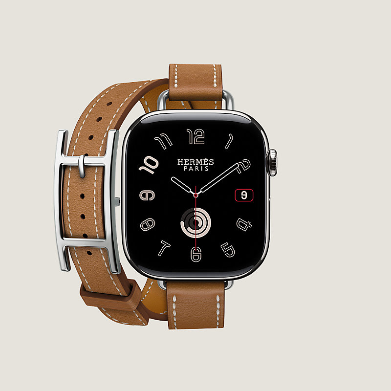 Apple Watch Hermès ドゥブルトゥール 《アピ/アトラージュ》 42 mm 