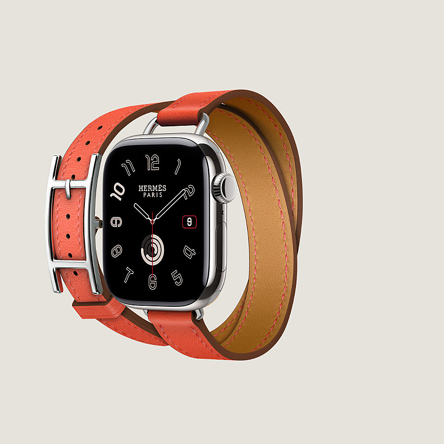 Apple Watch Hermès ドゥブルトゥール 《アピ/アトラージュ》 42 mm 