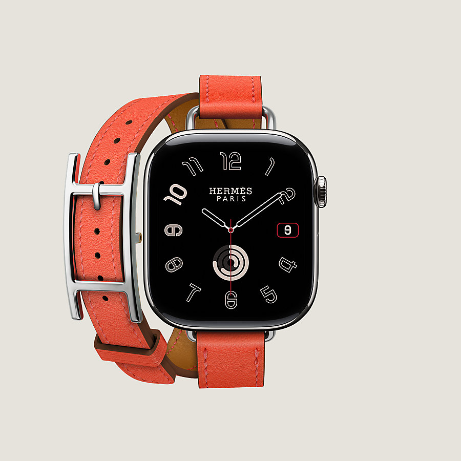 Apple Watch Hermès ドゥブルトゥール 《アピ/アトラージュ》 42 mm 