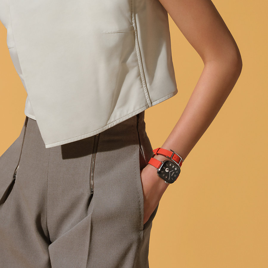 Apple Watch Hermès ドゥブルトゥール 《アピ/アトラージュ》 42 mm 