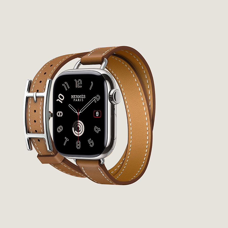 Apple Watch Hermès ドゥブルトゥール 《アピ/アトラージュ》 42 mm 