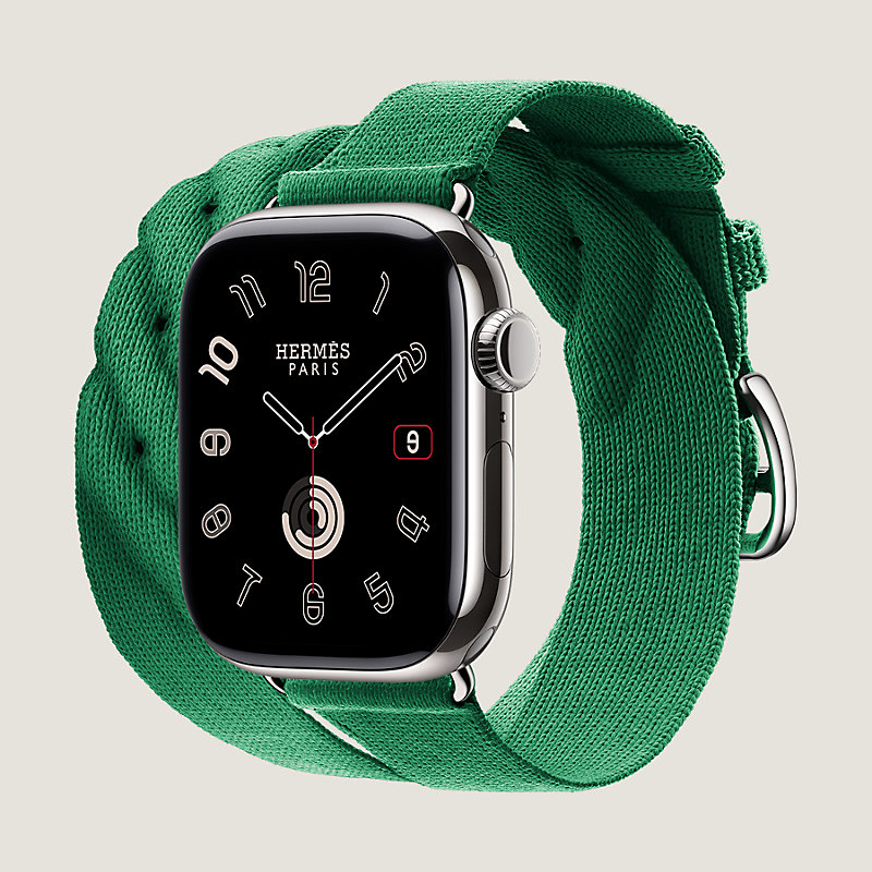 Apple Watch Hermès ドゥブルトゥール 《トルサード》 42 mm | Hermès  