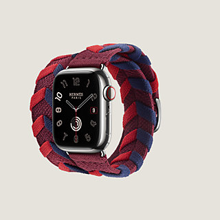 Apple Watch Hermès ドゥブルトゥール 《ブリドン》 41 mm | Hermès 