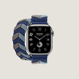 Apple Watch Hermès ドゥブルトゥール 《ブリドン》 41 mm | Hermès 