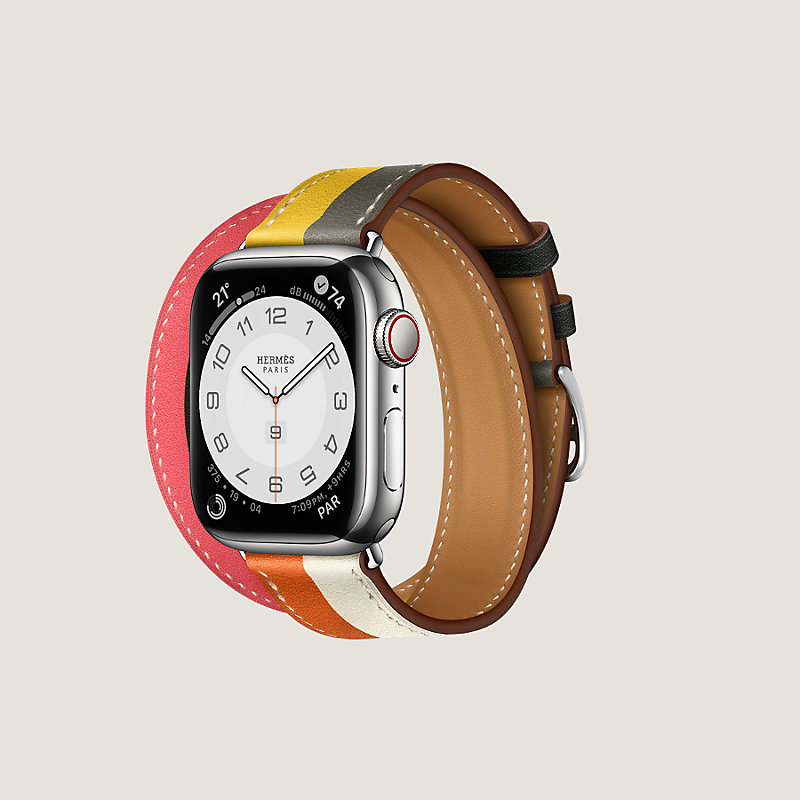 Apple Watch Hermès 41 mm Casaque Double Tour錶帶