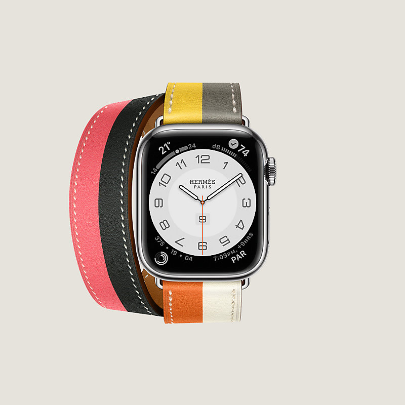 Apple Watch Hermès 41 mm Casaque Double Tour錶帶