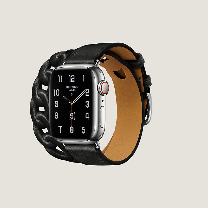 Apple Watch Hermès 41 mm Gourmette Double Tour錶帶