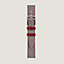 Apple Watch Hermès 42&nbsp;mm Twill Jump Attelage Single Tour錶帶, 檢視: 平面, flat, 檢視共1張圖片的第4張