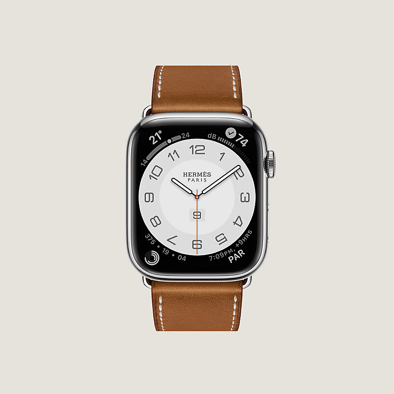 Apple Watch Hermès 45 mm Single Tour Deployment Buckle錶帶| Hermès