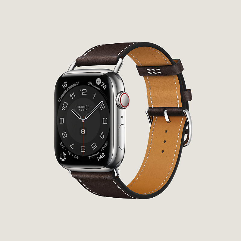 Apple Watch Hermès 45&nbsp;mm Attelage Single Tour錶帶