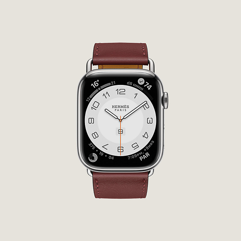 Apple Watch Hermès 45&nbsp;mm Attelage Single Tour錶帶